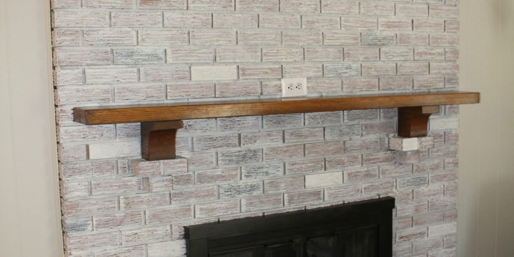 How To Whitewash A Brick Fireplace, What Color Paint To Whitewash Brick Fireplace