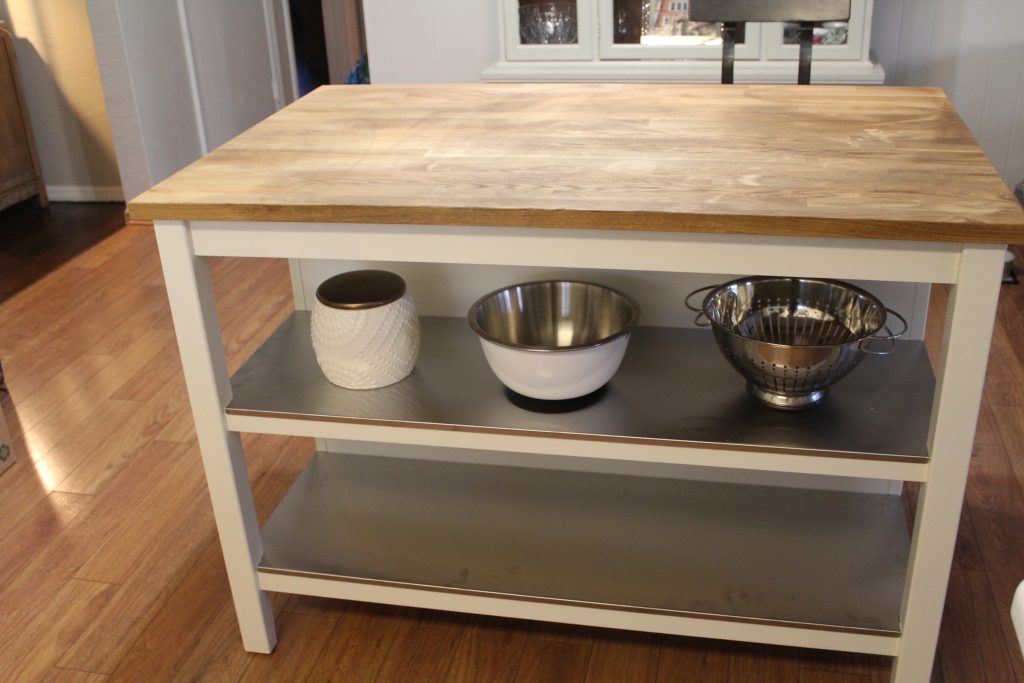 How to repair and refinish a stained butcher block kitchen island