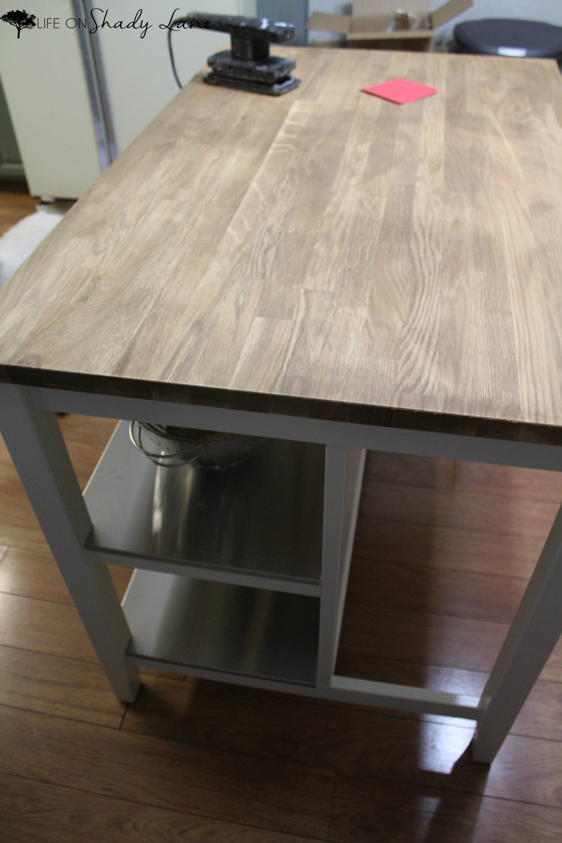 How To Repair A Stained Butcher Block Island