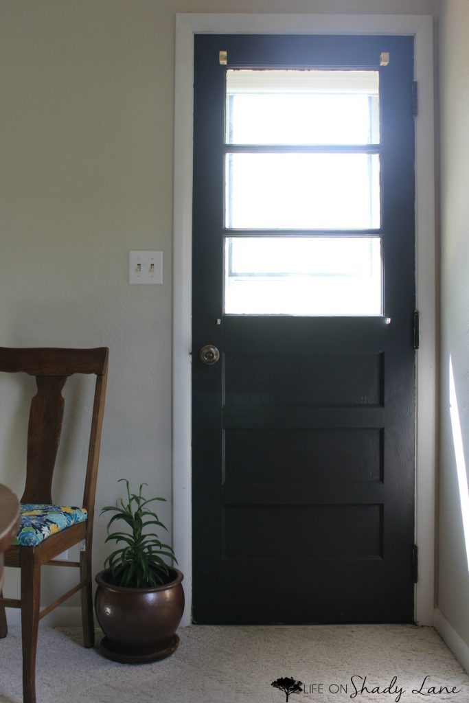 A Modern Farmhouse Door Makeover, Black Interior Doors