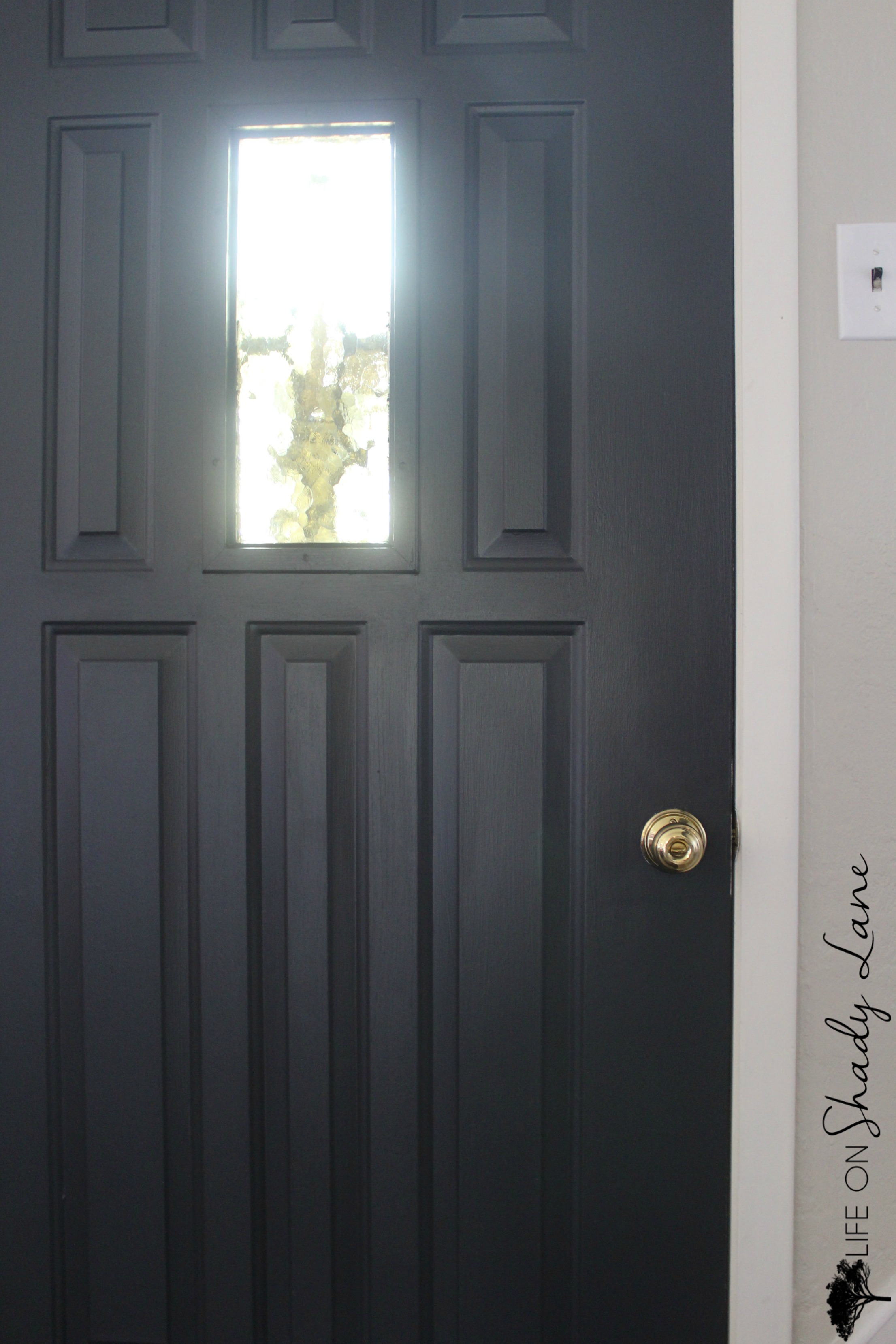A Modern Farmhouse Door Makeover Black Interior Doors