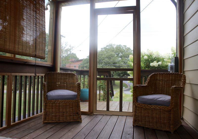 Screened in porch via Life on Shady Lane blog