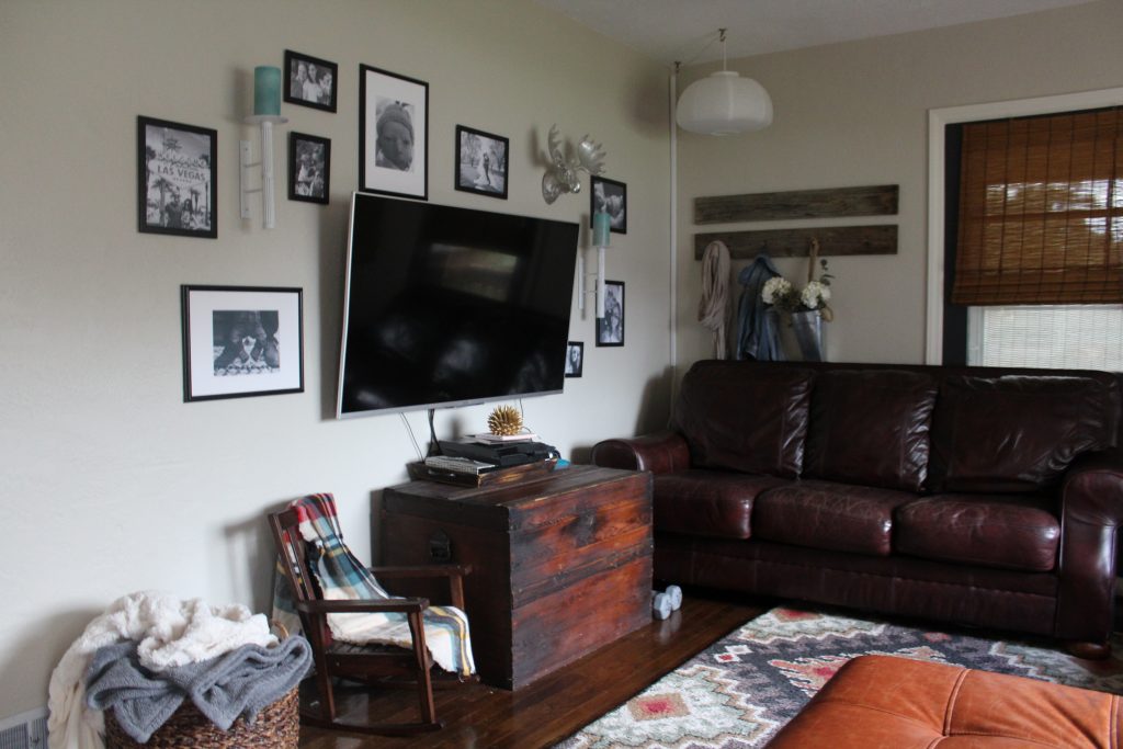 Living room before photos via Life on Shady Lane blog