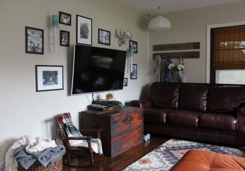 Living Room before photos via Life on Shady Lane blog