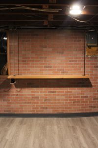 DIY Hanging Bar, Basement Remodel