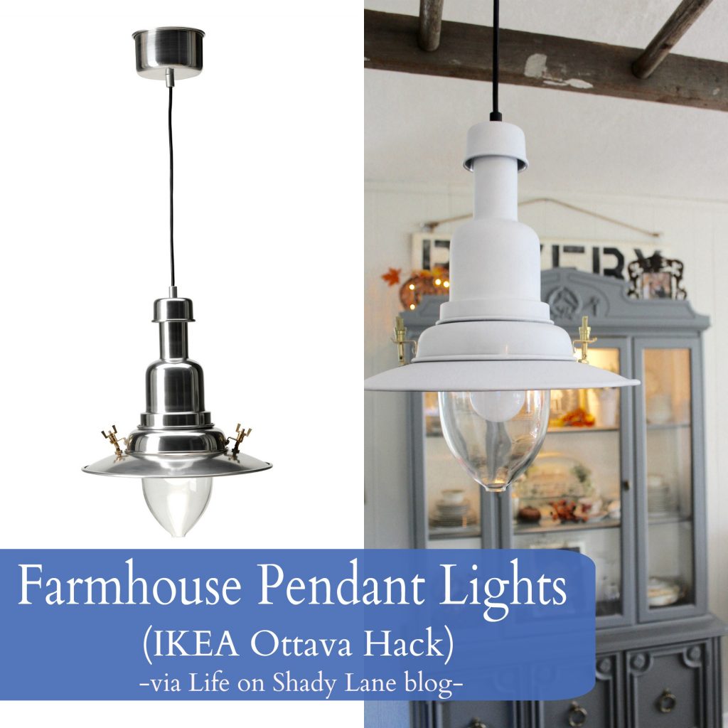 Farmhouse Pendant Lights (Ikea Ottava Hack)