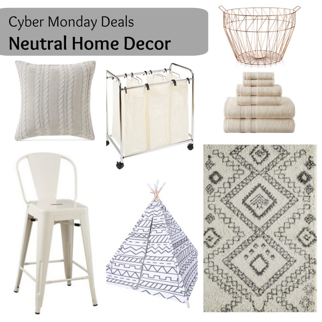 Cyber Monday - Neutral Home Decor via Life on Shady Lane blog