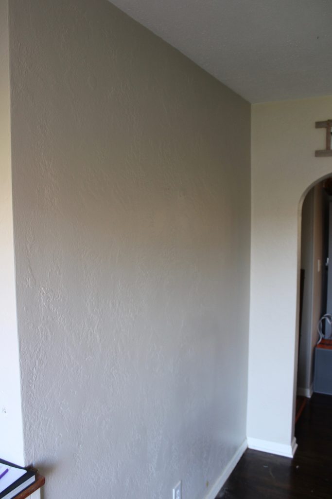 How to Shiplap a Wall for Cheap via Life on Shady Lane Blog