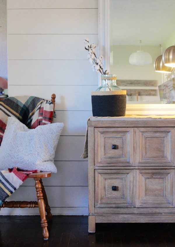 How to Shiplap a Wall for Cheap