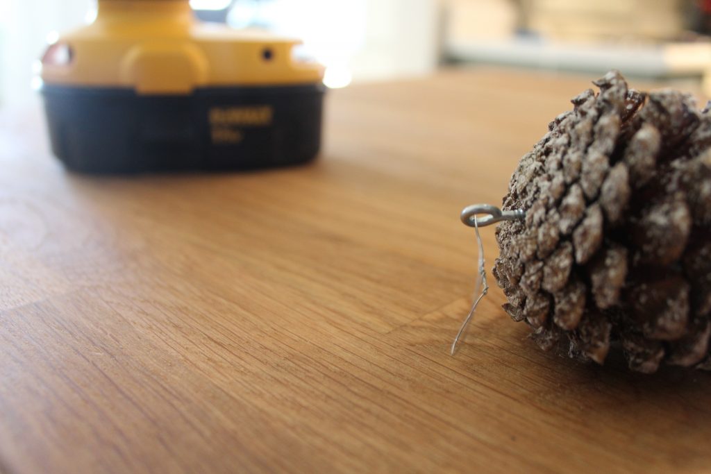 DIY pinecone ornaments via Life on Shady Lane blog