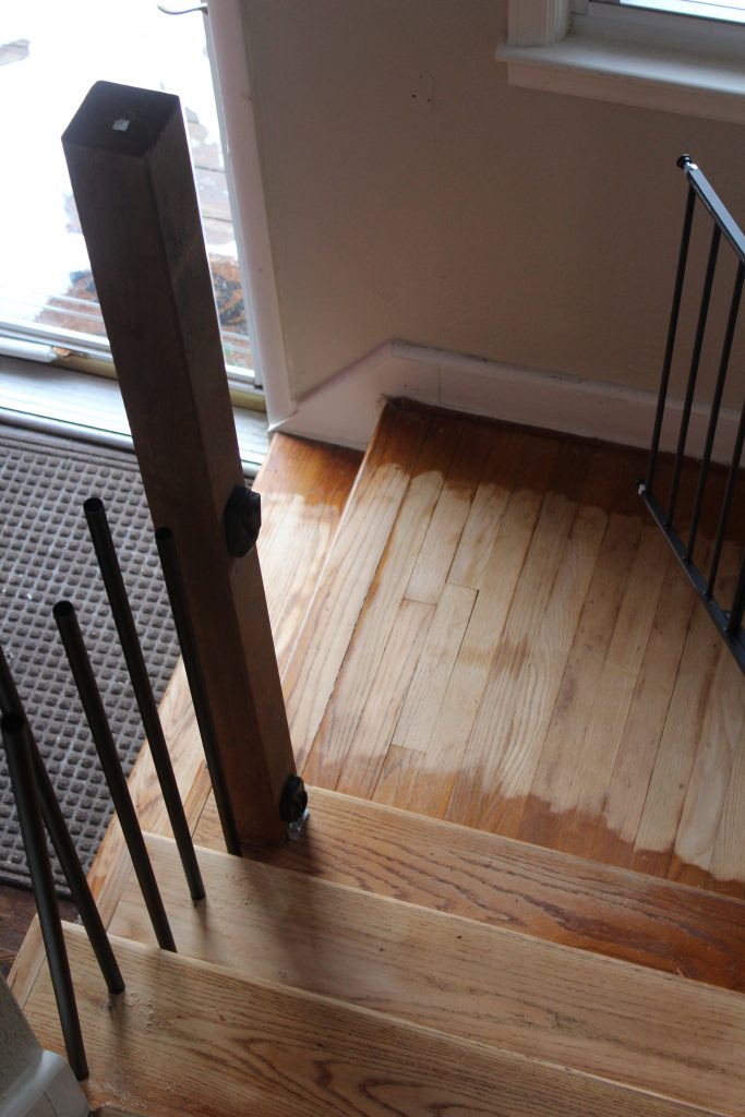 An Update on our Staircase via Life on Shady Lane blog