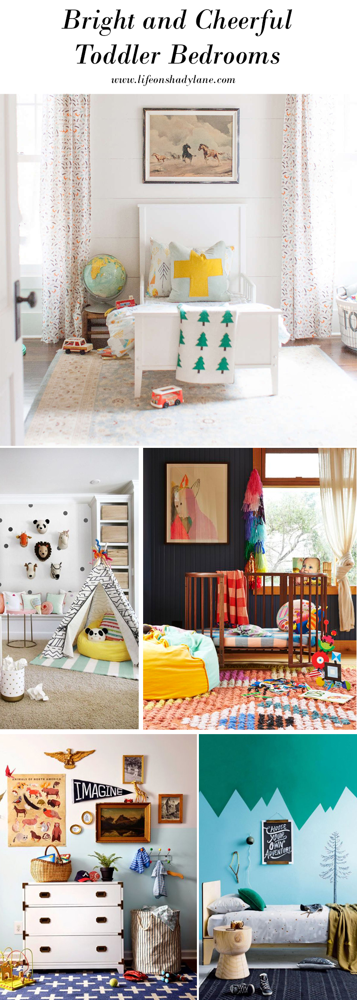 Toddler Bedroom Inspiration via Life on Shady Lane blog