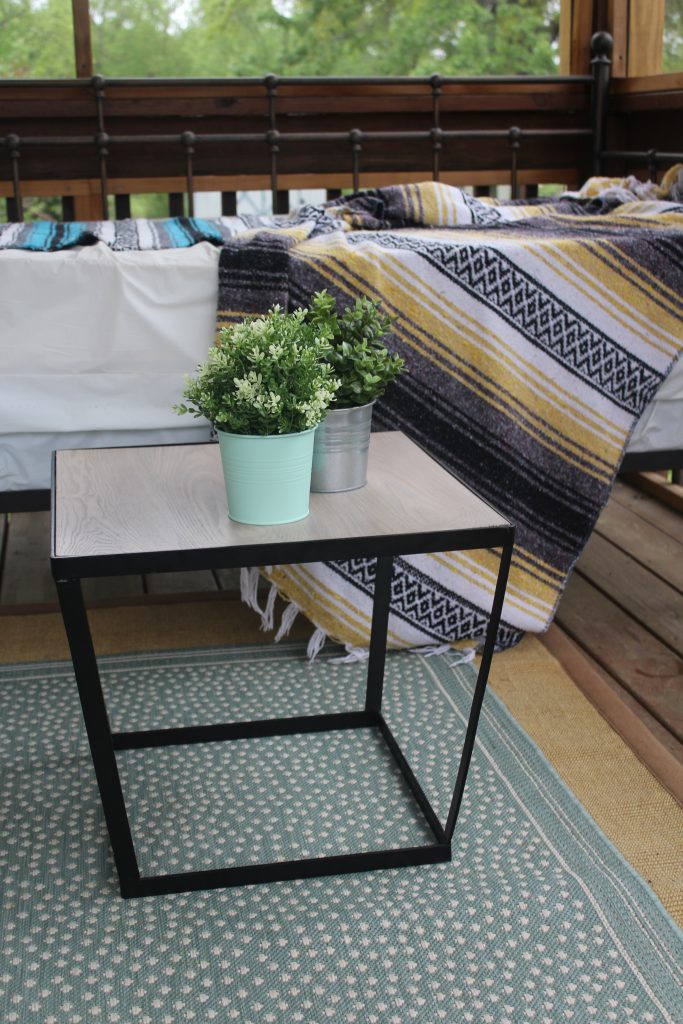 A New Rug and Table for our Porch via Life on Shady Lane blog