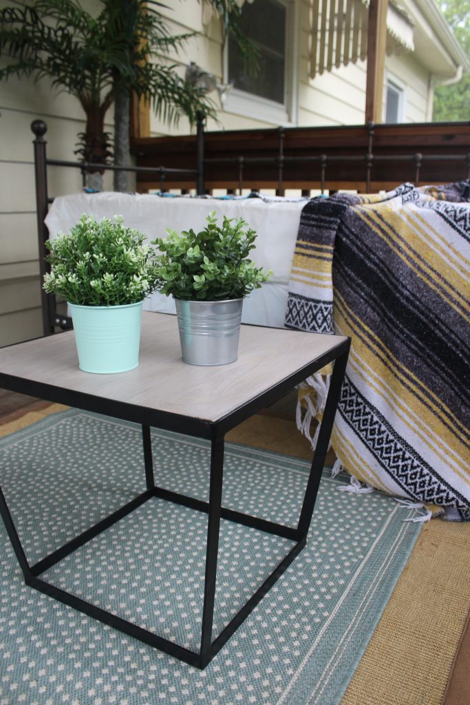 A New Rug and Table for our Porch via Life on Shady Lane blog