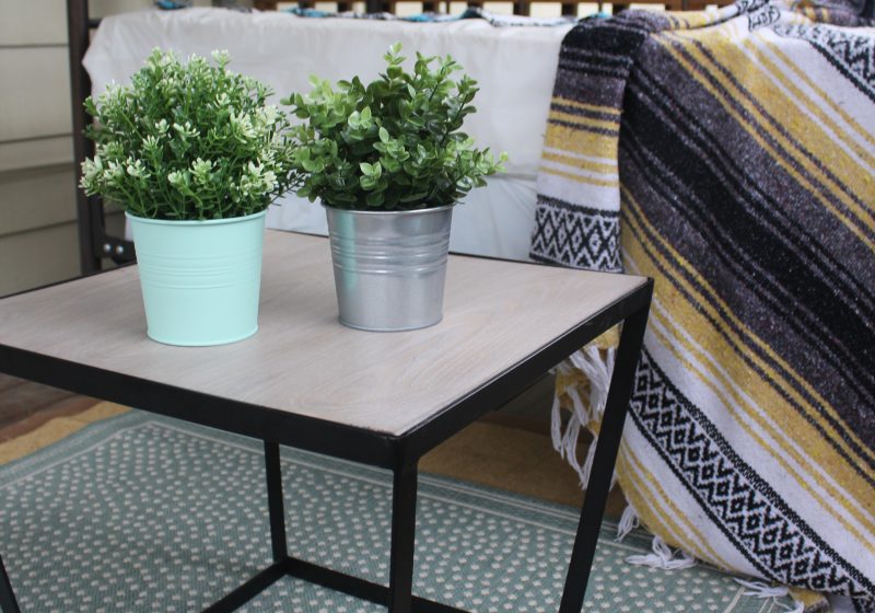 A New Rug and Table for our Porch via Life on Shady Lane blog