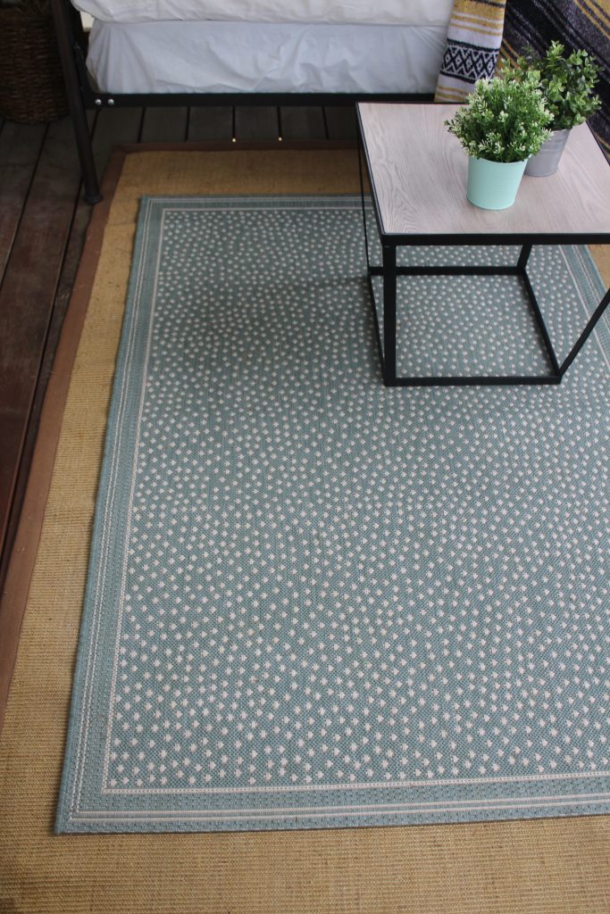 A New Rug and Table for our Porch via Life on Shady Lane blog