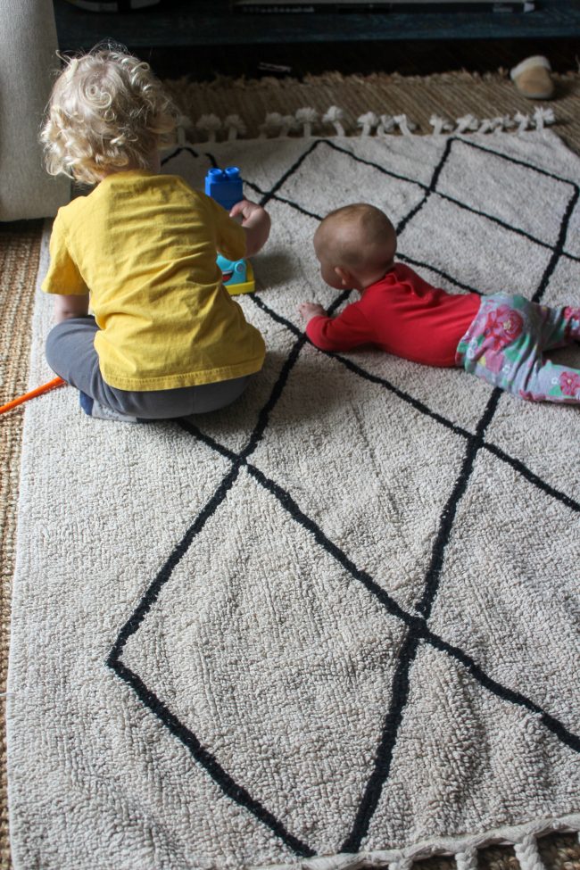 My all time favorite (kid friendly!) rug - it's machine washable! 