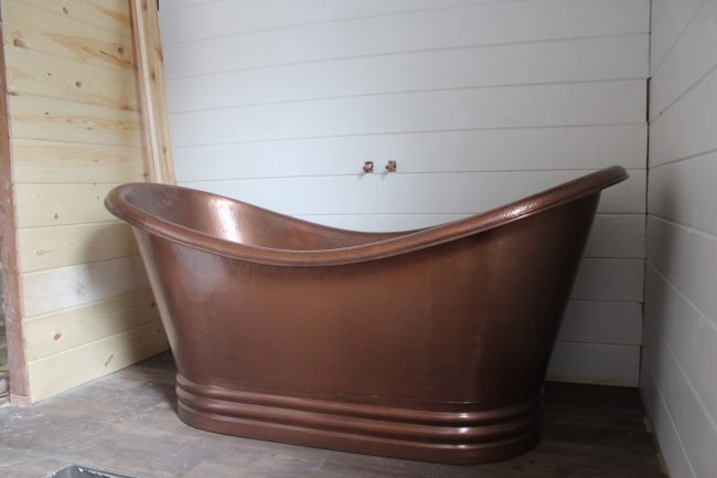 Modern Farmhouse Bathroom Remodel: Shiplap, Tub, Flooring, and Vanity