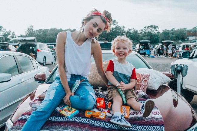 A Drive-In Movie night with Toyota; fun summer activities to do with kids