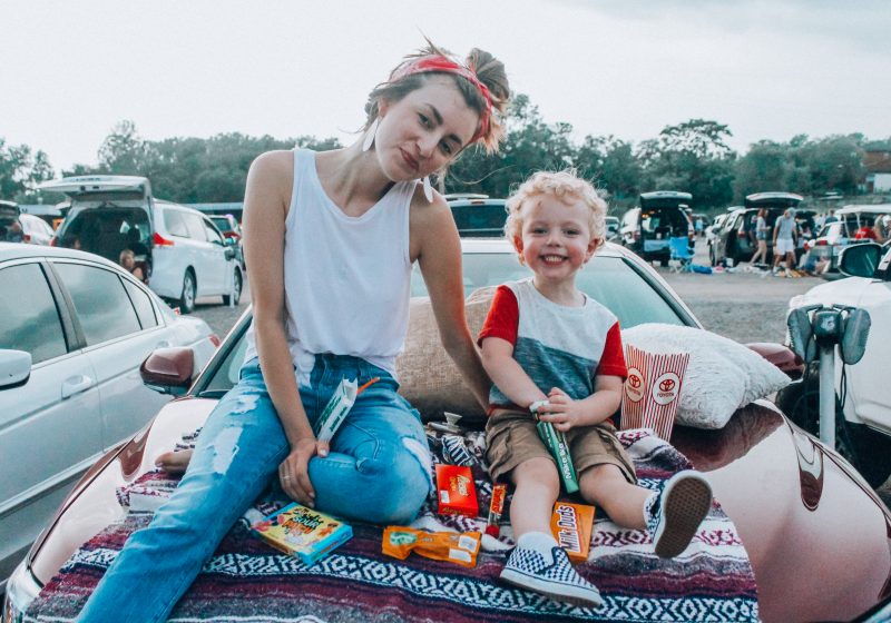 A Drive-In Movie night with Toyota; fun summer activities to do with kids