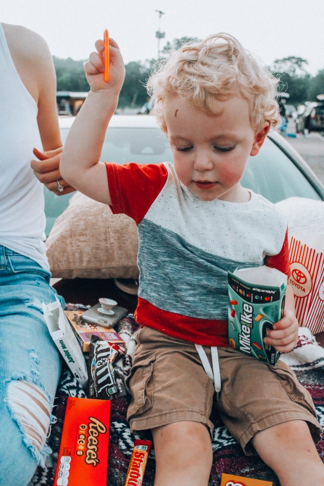 A Drive-In Movie night with Toyota; fun summer activities to do with kids