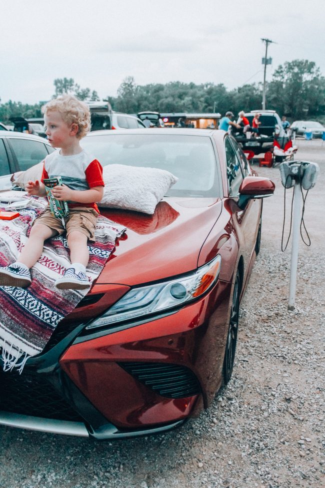 A Drive-In Movie night with Toyota; fun summer activities to do with kids