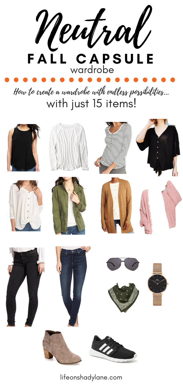 Neutral Fall Capsule Wardrobe - Life On Shady Lane