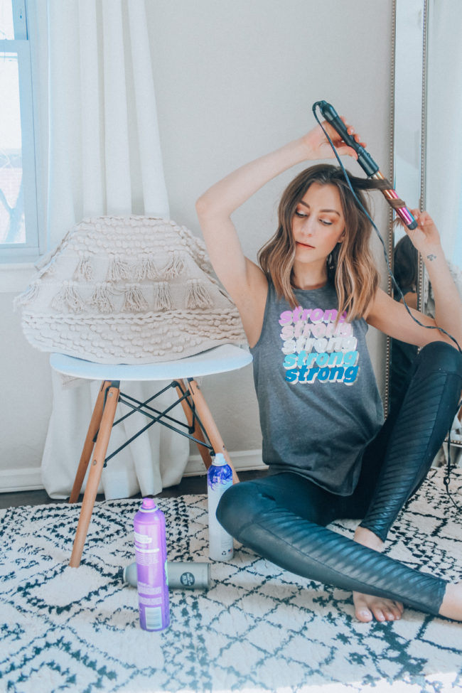 Loose beachy waves | The best hair products for loose, beachy waves that are easy to style | Kansas City life, home, and style blogger Megan Wilson shares what she's currently using for everyday hair styling. 