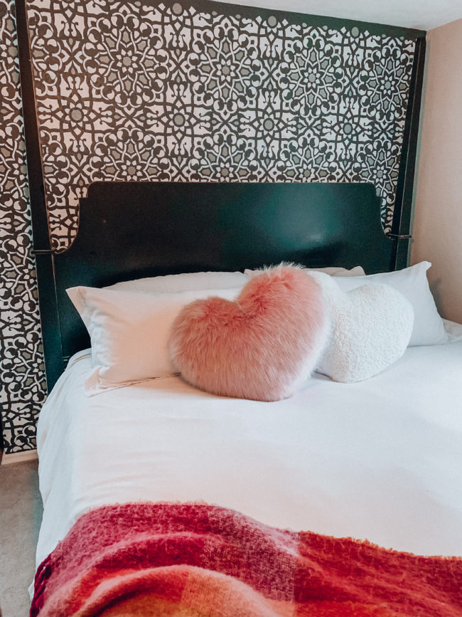 All of the Valentine's Day home decor you need to make your space festive, cozy, and cute for the month of February! Kansas City life, home, and style blogger Megan Wilson shares a roundup of affordable, fun accessories for your home this February! #valentinesday #homedecor