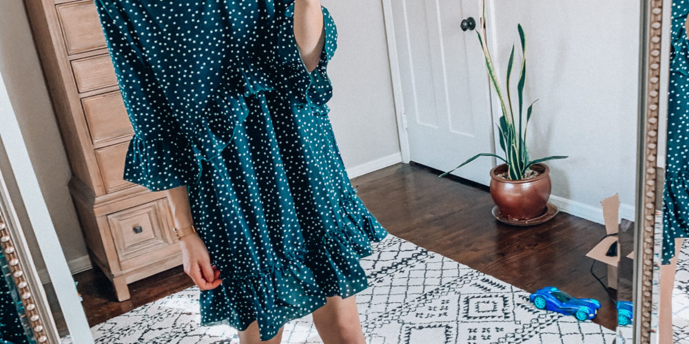 Spring and Summer dress - Casual everyday fashion. Kansas City life, home, and style blogger Megan Wilson shares her Amazon Finds - February | Week 1 - Affordable cute style that's fun and won't break the bank! #amazon #amazonfashion #amazonclothes #amazonfinds