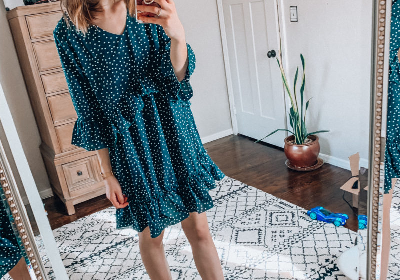 Spring and Summer dress - Casual everyday fashion. Kansas City life, home, and style blogger Megan Wilson shares her Amazon Finds - February | Week 1 - Affordable cute style that's fun and won't break the bank! #amazon #amazonfashion #amazonclothes #amazonfinds