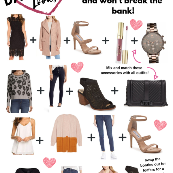 Valentine's Date Night Looks - Mix and match date night looks that are easy to put together and won't break the bank! | Life on Shady Lane blog