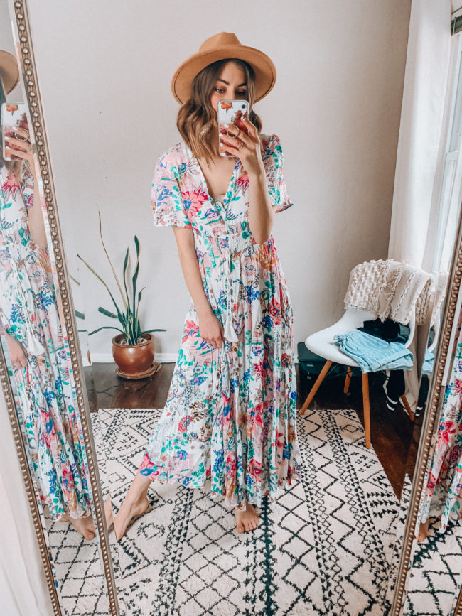 spring and summer dress | Casual everyday spring and summer fashion. Kansas City life, home, and style blogger Megan Wilson shares her Amazon Finds - March | Week 1 - Affordable cute style that's fun and won't break the bank! #amazon #amazonfashion #amazonclothes #amazonfinds