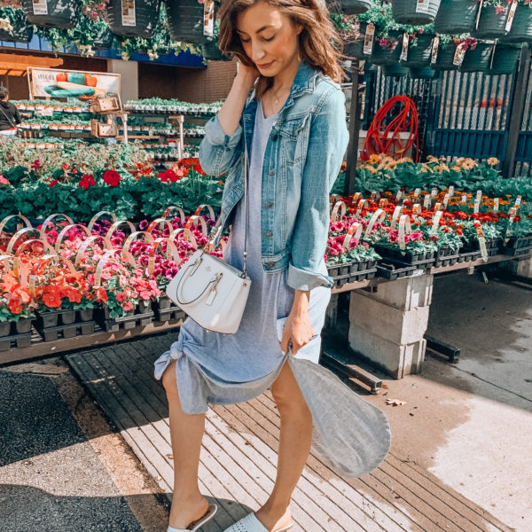 Spring and summer tee shirt dress from AMAZON! | Casual spring and summer fashion. Kansas City life, home, and style blogger Megan Wilson shares her Amazon Finds - March Affordable cute style that's fun and won't break the bank! #amazon #amazonfashion #amazonclothes #amazonfinds