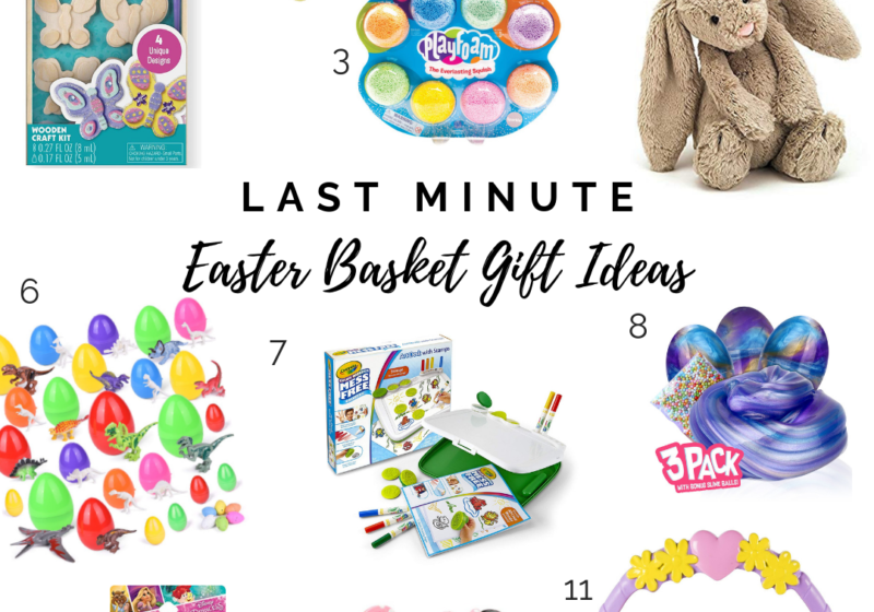 Last minute Easter basket gift ideas - a bunch of items you can still get IN TIME for Easter! || Kansas City life, home, and style blog