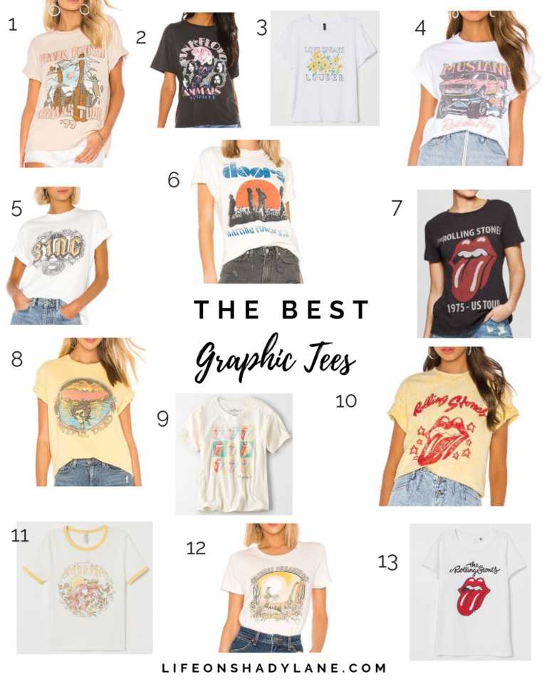 A Roundup of the Best Graphic Tees - Life on Shady Lane