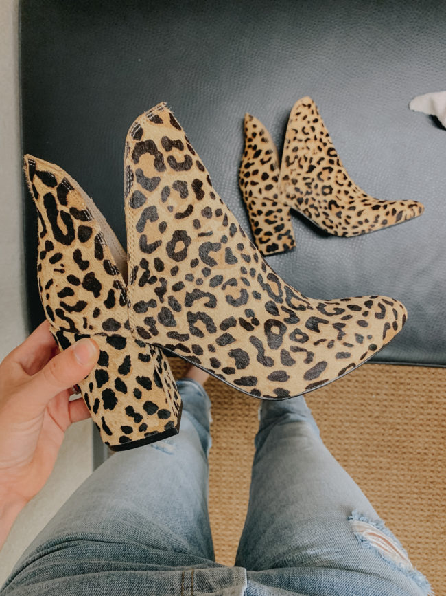 Leopard booties for FALL || It's. almost. HERE! Nordstrom's biggest sale of the year begins soon, and today I'm sharing all the details you'll need to know about the Nordstrom Anniversary Sale 2020. I'm answering all your questions, giving you all the details, my tips and tricks, and info on when to shop! 