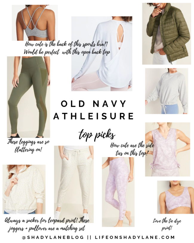 Old Navy Athleisure - my top picks! - Life on Shady Lane