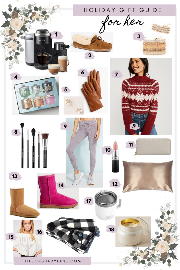 Holiday Gift Guide  For Her - Life on Shady Lane