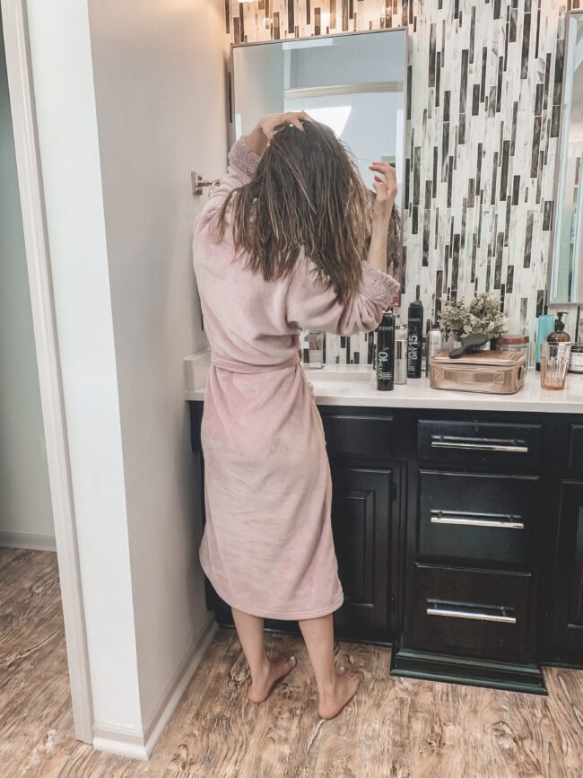 How to get (and maintain) shiny, healthy hair at home - the best products for curled or straight hair || Kansas City life, home, and style blogger Megan Wilson shares her tips