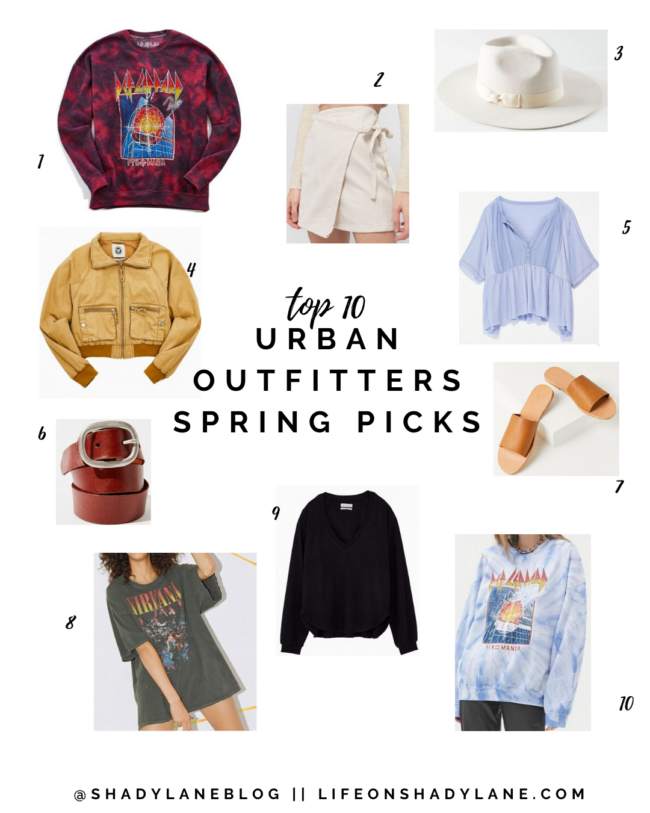 TOP 10 Urban Outfitters Spring Picks! || Kansas City life, home, and style blogger Megan Wilson shares casual outfit pieces for SPRING