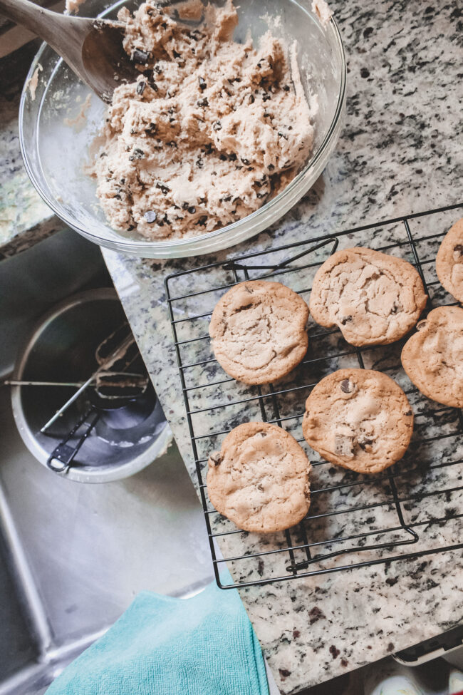 The best chocolate chip cookie recipe || Kansas City life, home, and style blogger Megan Wilson / @shadylaneblog on Instagram