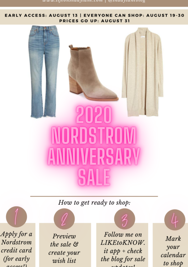 How to Get Ready for the Nordstrom Anniversary Sale 2020