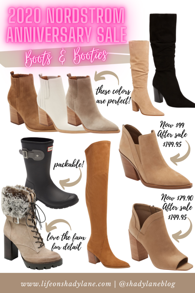 fall boots and booties from the 2020 Nordstrom Anniversary Sale || All the fall outfits and wardrobe staples you'll need this fall!