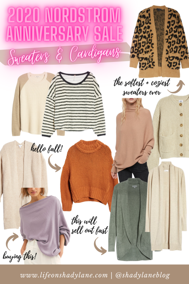 fall sweaters and cardigans from the 2020 Nordstrom Anniversary Sale | All the fall outfits and wardrobe staples you'll need this fall!