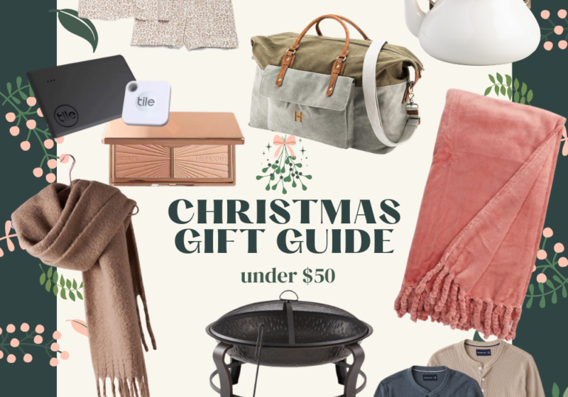 Christmas gifts under $50 | There's something for everybody on your list! | Kansas City life, home, and style blogger Megan Wilson shares Christmas gift ideas under $50