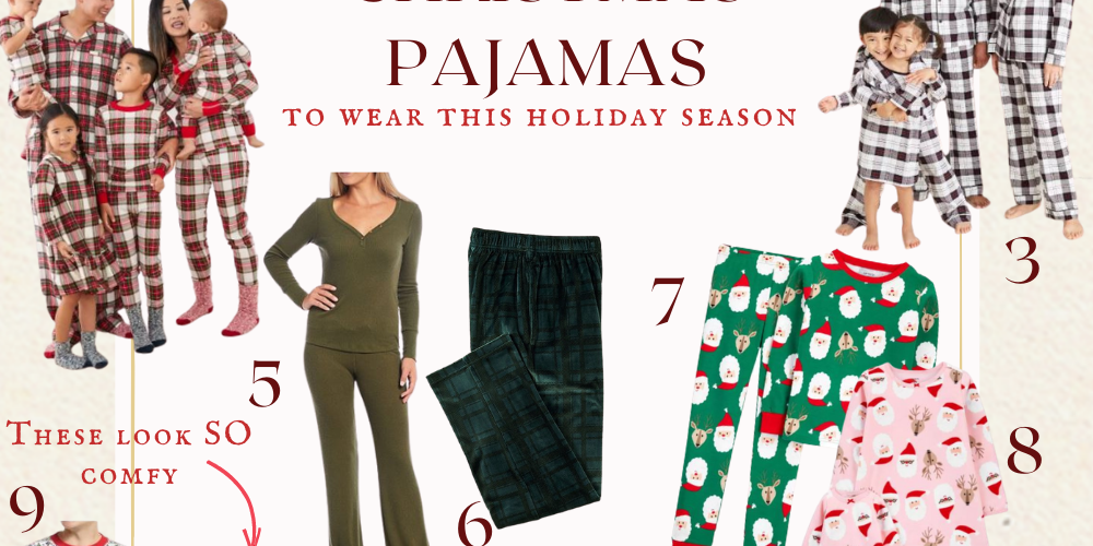 A roundup of the best Christmas pajamas to wear this holiday season - there are matching family pajamas, pajamas for kids, and pajamas for the grown ups, too! | Kansas City life, home, and style blogger Megan Wilson shares Christmas pajamas for the whole family