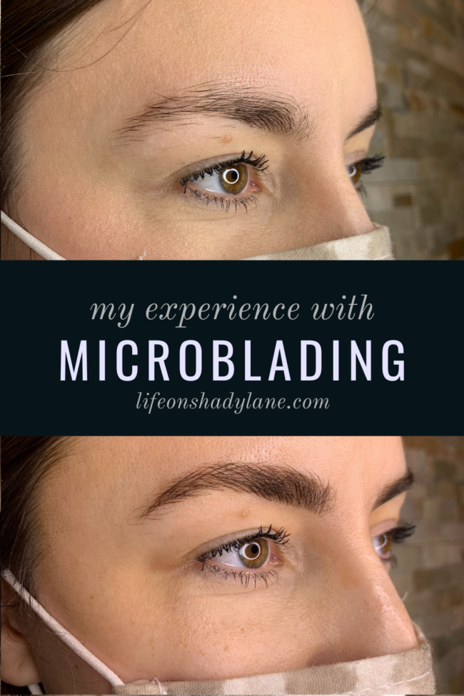 Microblading eyebrows before and after | I'm sharing the entire microblading process - from start to finish (including progress pictures while my eyebrows heal!) | Plus, a Q & A with the microblading artist! | Kansas City life, home, and style blogger Megan Wilson shares her microblading experience (@shadylaneblog on Instagram)