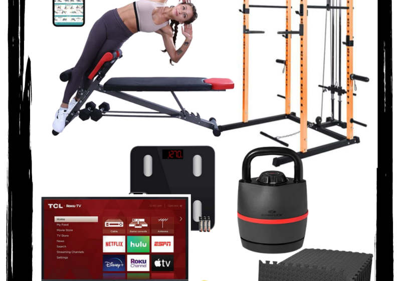 Home gym must haves for an efficient workout at home | Kansas City life, home, and style blogger Megan Wilson shares equipment for a home gym