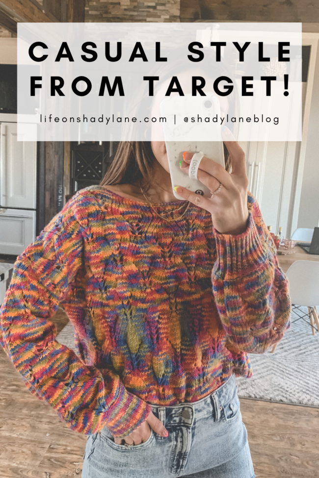 Affordable casual style from Target for that weird time of year between winter and spring. ;) | Kansas City life, home, and style blogger Megan Wilson shares fashion finds from Target